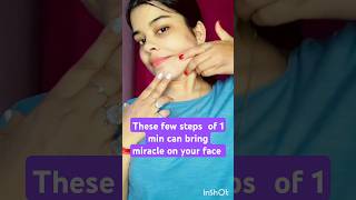 5 steps for 1 min brings miracle🤗ytshorts skincareroutine youtubeshorts trending aesthetic [upl. by Anital]