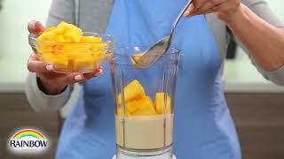 Mango Smoothie made with Rainbow Evaporated Milk [upl. by Perrins]