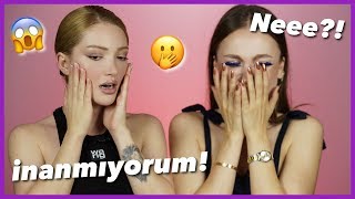 DANLA BİLİÇ İLE MAKYAJ ÇANTALARIMIZI DEĞİŞTİRDİK 💄 [upl. by Yrmac37]