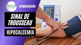 Sinal de Trousseau de Hipocalcemia  Sinais clássicos na medicina [upl. by Yhtomiht]