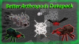 Better Arthropods v20 Mod Datapack Update  Minecraft [upl. by Hilarius274]