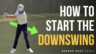 HOW TO START THE DOWNSWING  SIMPLE DRILL [upl. by Slerahc]