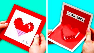 29 INCREÍBLE IDEAS PARA HACER TARJETAS DE SAN VALENTÍN [upl. by Ikcim23]