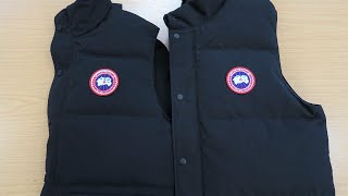 HOW TO SPOT A FAKE CANADA GOOSE VEST  Authentic vs Replica Canada Goose Gilet Review [upl. by Rakia]