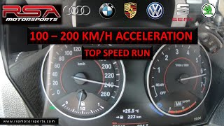 Bmw F20 118i  B38 Engine  1500cc 3 cyclinder  Stage1 136hp 220nm to 175 hp 280nm  Top Speed Run [upl. by Kiel985]