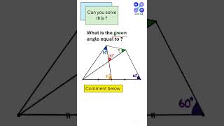 Maths Trick about angles shorts [upl. by Lorrac67]