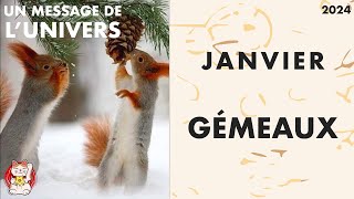 GÉMEAUX JANVIER 2024 HOROSCOPE FAMILLE TRAVAIL FINANCES [upl. by Siahc]