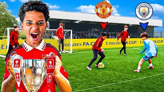 I Entered Kid Ronaldo Into A FA Cup Football Tournament [upl. by Leahcimnaes]