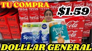 ‼️🔥COMPRAS PARA MAÑANA  en DOLLAR GENERAL😱🤩159 COCA COLAS‼️🔥 [upl. by Norved]