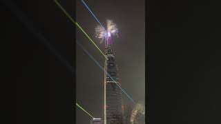 Fireworks 2023 in Lotte tower in Seoul Korea [upl. by Elleirbag574]