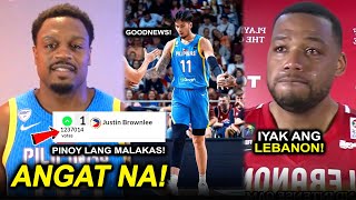 ANGAT na si Justin Brownlee Burado ang Cameroon Kai Sotto Ready to Play IYAK ang Lebanon [upl. by Misaq]