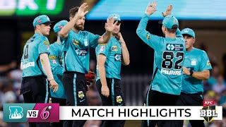 Heat off the bottom as Sixers fall short in dramatic chase  BBL12 [upl. by Nera98]