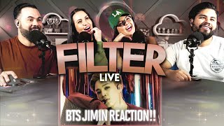 BTS quotFilter Livequot Reaction  Hes a quick change artist too 🤯 Jimins Bday Week 🥳  Couples React [upl. by Llezom]