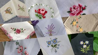 50Elegant And Trendy Handkerchief Hand Embroidery DesignsHand EmbroideryKadhai Design [upl. by Tod]