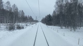 Train Drivers View MorastrandBorlänge C TDV0004 [upl. by Maribelle358]