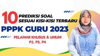 PART 126 PREDIKSI SOAL PPPK GURU SESUAI KISIKISI TERBARU 2023 KATEGORI P2P3 P4  OBSERVASI SJT [upl. by Lossa]