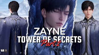 Part 2 Zayne Tower of Secrets Love and Deepspace Foreseer Myths [upl. by Eizzil935]