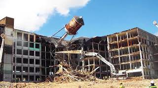 MIRRO DEMOLITION 2017 WATER TOWER FALLING [upl. by Yorle939]