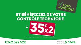 Dekra Réunion  Offre paiement en 2X [upl. by Dnama]