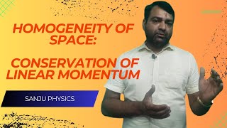 LEC 23 Symmetry and conservation law Homogeneity of space [upl. by Alenson]