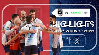 HIGHLIGHTS  Pallavolo Padova  Mint Vero Volley Monza [upl. by Anirual]