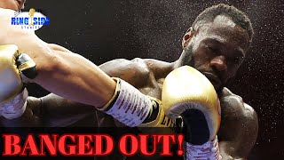 Zhilei Zhang BANGED OUT Deontay Wilder  POST Wilder vs Zhang [upl. by Jagir]