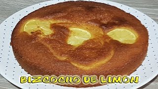 BIZCOCHO DE LIMON SUPERFACIL Y RAPIDO [upl. by Nikita]