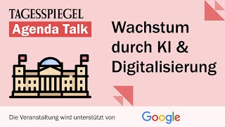 Agenda Talk  Wachstum durch KI amp Digitalisierung [upl. by Queenie32]