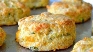 Cheddar Scallion Biscuits Recipe [upl. by Spector331]