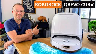 Roborock Qrevo Curv ❤️ Le test COMPLET court métrage [upl. by Dnartreb567]