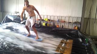 Home made flowrider in use [upl. by Dal]