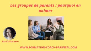 Animer des groupes de parents [upl. by Anailli684]