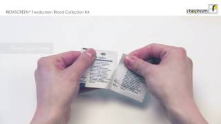 RBiopharm Blood Collection Card English FullHD [upl. by Llerahc]