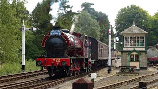 Hunslet Austerity No 22 and Wissington 060 ST Double Header at Holt  North Norfolk Railway [upl. by Okubo]