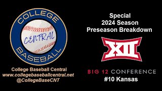 2024 Kansas Baseball Preview [upl. by Wyatan647]