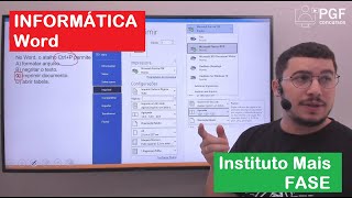 Informática para o concurso FASE Questões de Word  Instituto Mais [upl. by Pappano390]