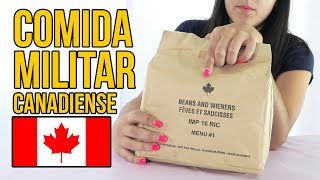 Probando COMIDA MILITAR de CANADÁ [upl. by Aziza]