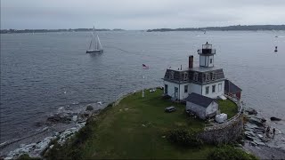 Overnight stay  Rose Island lighthouse in Newport Rhode Island [upl. by Matheny210]