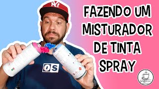 Como misturar tinta spray  fazendo um misturador [upl. by Reisfield]