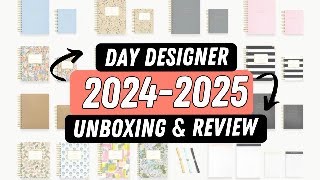 BIG REVEAL 20242025 Day Designer Planner amp Accessories Unboxing amp Review [upl. by Palmer]