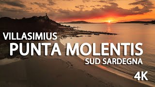 Spiaggia di Punta Molentis  Villasimius  Sud Sardegna  4K [upl. by Maia]