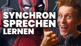 SYNCHRONSPRECHEN LERNEN mit quotDeadpoolquot synchronsprecher fandub deadpool marvel wolverine [upl. by Louise474]