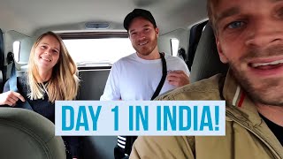 My Sisters First Day in India 🇮🇳 RockFamily [upl. by Enoek]