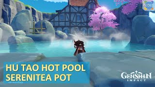 Hu Tao Hot Pool  Mini Heaven Serenitea Pot  Genshin Impact [upl. by Eelyma532]