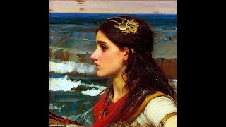 Pénélope  new track amp AI video clip  the odysseus and john william waterhouse paintings [upl. by Katharine370]