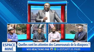 QUELLES SONT LES ATTENTES DES CAMEROUNAIS DE LA DIASPORA  ESPACE MINÉ DU 12 SEPTEMBRE 2024 [upl. by Brigitte]