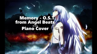 Memory  OST from Angel Beats  Piano Cover [upl. by Skutchan]