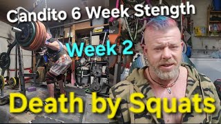 Candito Six Week Strength Program Week 2 Powerlifting Squat Day [upl. by Hickey233]