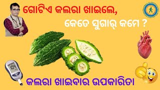 କଲରା ଖାଇଲେ କେତେ ସୁଗାର୍ କମେ  Benefits of Bitter Gourd  Dr Chandan Patra  KHUSI DIABETES CARE [upl. by Ittam]