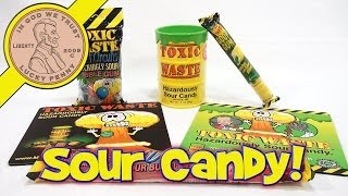 Toxic Waste Candy Goop Gum  Hi Voltage amp Short Circuit Shockingly Sour Bubble Gum [upl. by Homovec488]